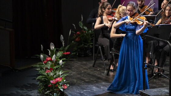 Il giovane violino virtuoso